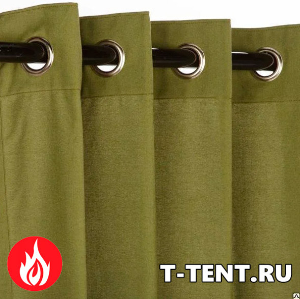 Брезентовая штора огнеупорная 3х3